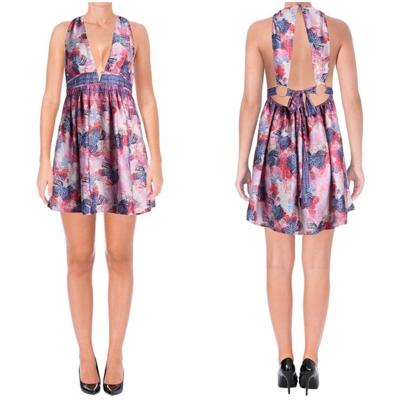 2🌎’s/$66~Free People Butterfly Daydreaming Fit & Flare Mini Dress NWT~Medium - Picture 5 of 14
